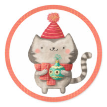 キュートなクリスマスキャット