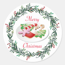 キュートなクリスマスクッキーの包装の休日