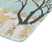 キュートなクリスマスクリッター国のカッティングボード カッティングボード (角)