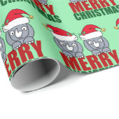 キュートなクリスマスサイ ラッピングペーパー (ロールコーナー)