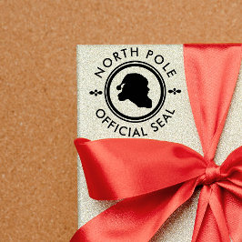 キュートなクリスマスサンタの公式北極便 ラバースタンプ