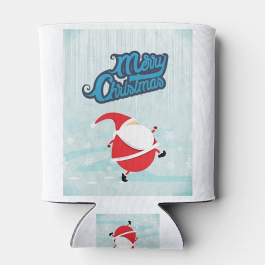 キュートなクリスマスサンタギフト 缶クーラー (裏面)