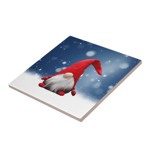 キュートなクリスマスサンタスノースター タイル (側面)