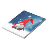 キュートなクリスマスサンタスノースター ノートパッド (回転)