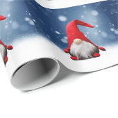 キュートなクリスマスサンタスノースター ラッピングペーパー (ロールコーナー)