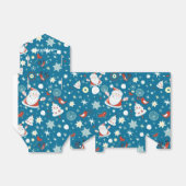 キュートなクリスマスサンタパターンテントのお願いボックス フェイバーボックス (折り畳みなし)