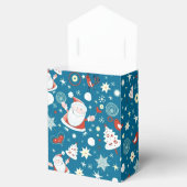 キュートなクリスマスサンタパターンテントのお願いボックス フェイバーボックス (オープン)