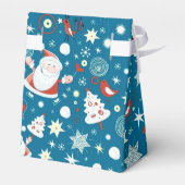 キュートなクリスマスサンタパターンテントのお願いボックス フェイバーボックス (裏面サイド)