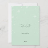 キュートなクリスマスシール シーズンカード (裏面)