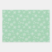 キュートなクリスマスシール ラッピングペーパーシート (正面2)