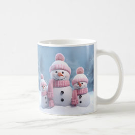 キュートなクリスマススノーマンマグカップ | あったかウィンターマグ コーヒーマグカップ