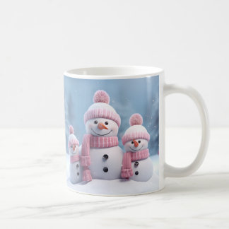 キュートなクリスマススノーマンマグカップ | あったかウィンターマグ コーヒーマグカップ