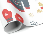 キュートなクリスマスセーター&ハットパターン ラッピングペーパー (ロールコーナー)