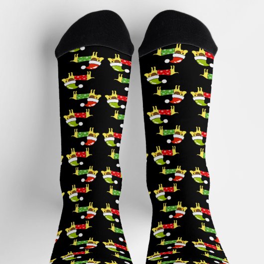 キュートなクリスマスソーセージ犬ソックス ソックス (上部)