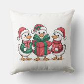 キュートなクリスマスダックス漫画アート–68105 クッション (裏面)
