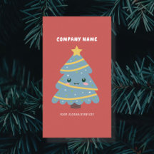 キュートなクリスマスツリー赤（縦）