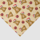 キュートなクリスマステディベア 薄葉紙 (詳細)