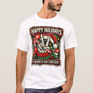 キュートなクリスマスデザイン - 祝祭のホリデーマジック Tシャツ