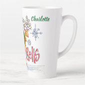 キュートなクリスマストナカイ、ジンルベルスノーフレーク カフェラテマグ (右)