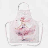 キュートなクリスマスバレリーナのスクリプト名 エプロン (正面)