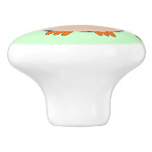 キュートなクリスマスフクロウのセラミックノブ セラミックノブ (側面)