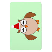 キュートなクリスマスフクロウ磁石 マグネット (縦)
