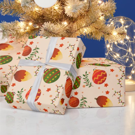 キュートなクリスマスプレゼントの包装紙 ラッピングペーパー (クリスマス)