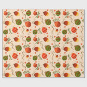 キュートなクリスマスプレゼントの包装紙 ラッピングペーパー (フラット)