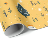 キュートなクリスマスプレゼントの包装紙 ラッピングペーパー (ロールコーナー)