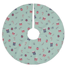 キュートなクリスマスプレゼントオーナメントパターン