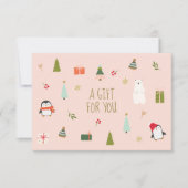 キュートなクリスマスプレゼント証明書 (正面)