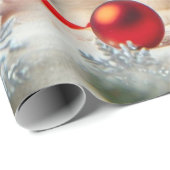 キュートなクリスマスペルシャ猫のラッピング紙 ラッピングペーパー (ロールコーナー)