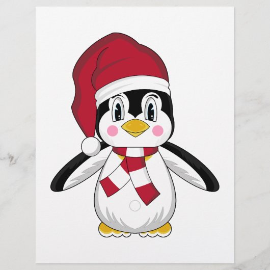キュートなクリスマスペンギンフライヤー チラシ (正面)