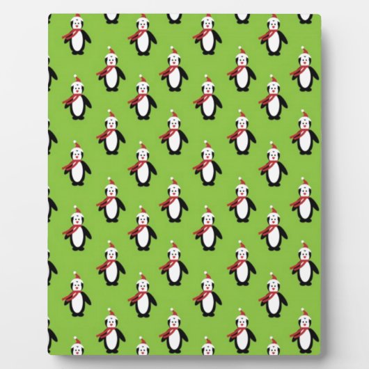 キュートなクリスマスペンギン フォトプラーク (正面)