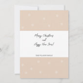 キュートなクリスマスホットココアとクッキーの水色 (裏面)