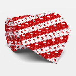 キュートなクリスマスミトン、ストッキング、雪片 ネクタイ