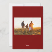 キュートなクリスマスメリークリスマスカード シーズンカード (裏面)