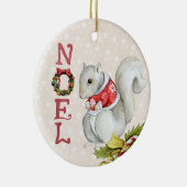 キュートなクリスマスリス セラミックオーナメント (右)