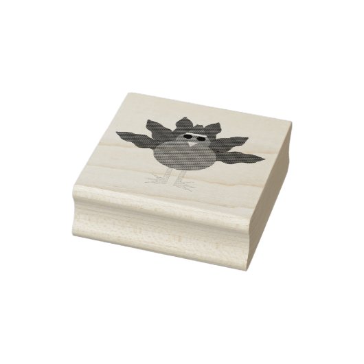 キュートなクリスマス七面鳥の木のアートスタンプ ラバースタンプ (スタンプ)