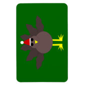 キュートなクリスマス七面鳥マグネット マグネット (縦)