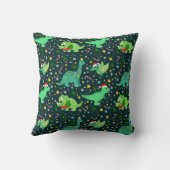 キュートなクリスマス恐竜 クッション (裏面)