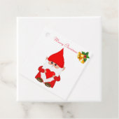 キュートなクリスマス格言とクリスマスベル フェイバータグ (インサイチュ)