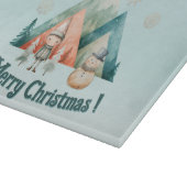 キュートなクリスマス飾り板 カッティングボード (角)