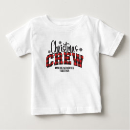 キュートなクリスマス2024 一緒に思い出を作ろう ベビーTシャツ