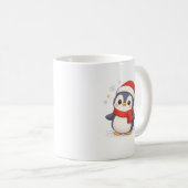キュートなクリスマス ペンギン マグカップ – かわいい (正面右)