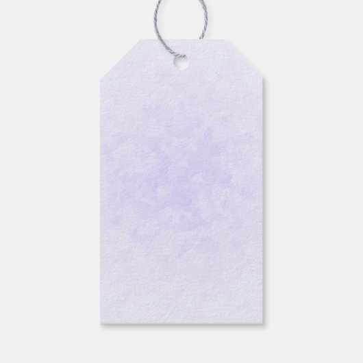 キュートなグレイ恐竜のおもちゃの水彩誕生日 ギフトタグ (裏面)