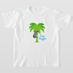 キュートなグレーのコアラのキッズシャツ Tシャツ
