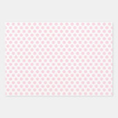 キュートなグレーの猫のラッピング紙セット3 ラッピングペーパーシート (正面2)