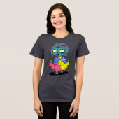 キュートなケニアンゾンビ トライブレンドＴシャツ (正面全面)
