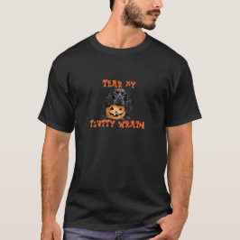 キュートなコッカースパニエル犬ハロウィーンオレンジの皮肉 Tシャツ